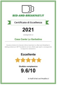 certificato eccellenza 2021 - la garbatina